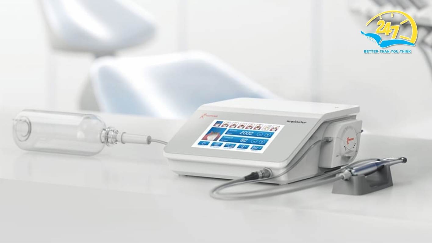 Máy cắm implant là thiết bị quan trọng trong phòng Implant