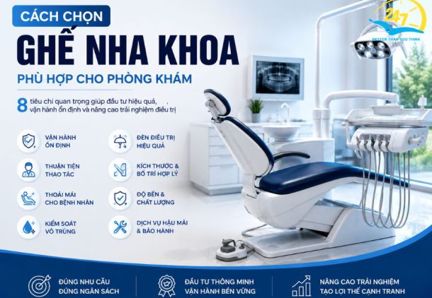 Bí quyết chọn ghế nha khoa cực chuẩn cho phòng khám