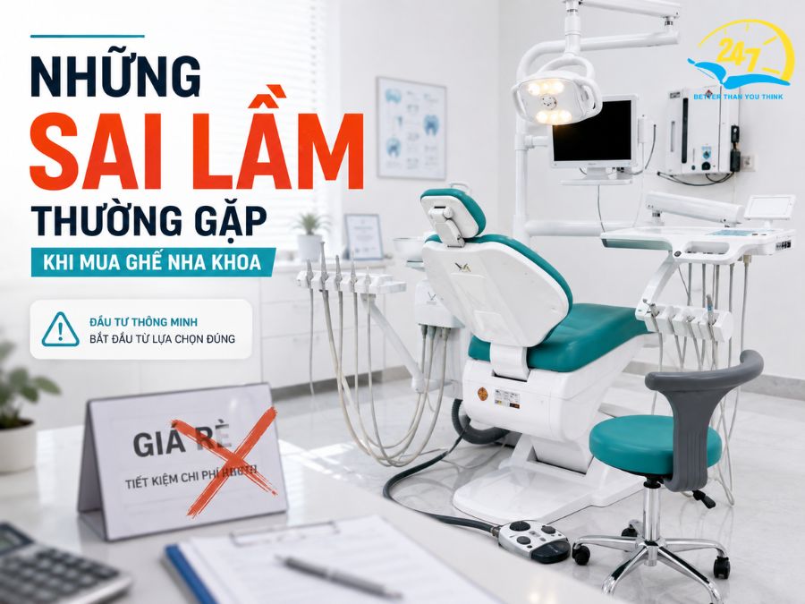 Những sai lầm thường gặp khi mua ghế nha khoa